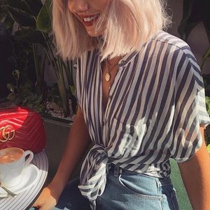 So cute Newport grey and white stripes